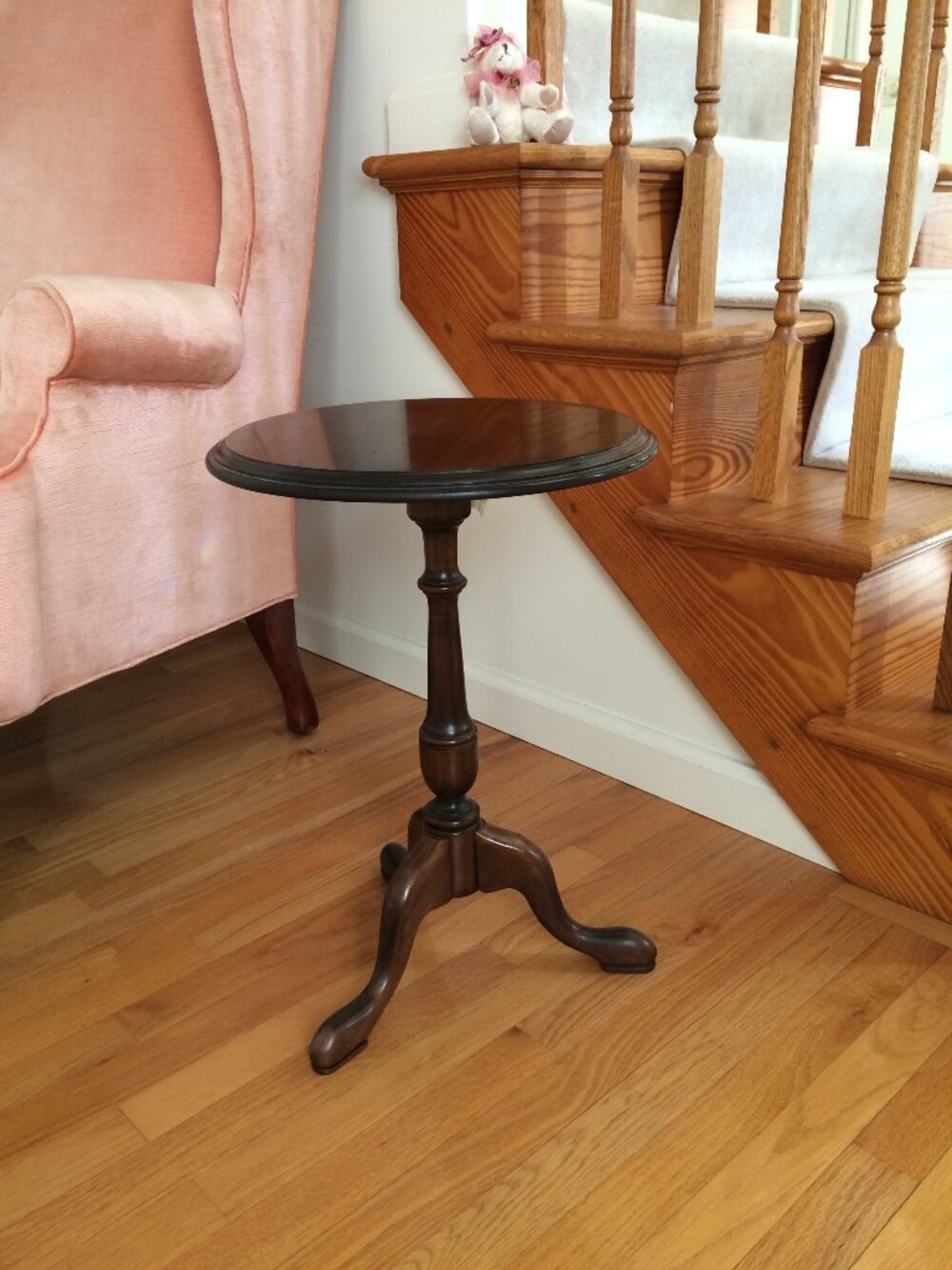 Solid Cherry Pedestal Table by Ethan Allen